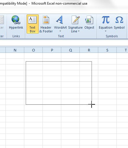 ms excel 2008 for mac insert text box